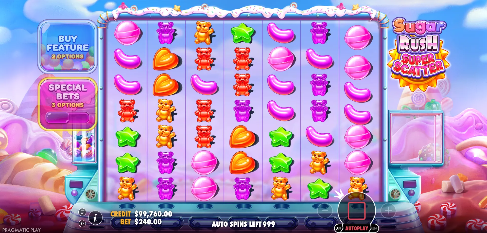 Introduktion til Sugar Rush Super Scatter